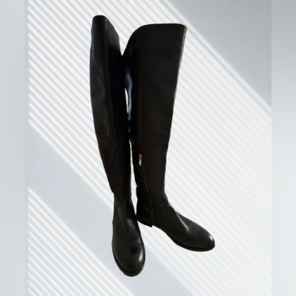 Carmen Marc Valvo Black Over-the-Knee Boots